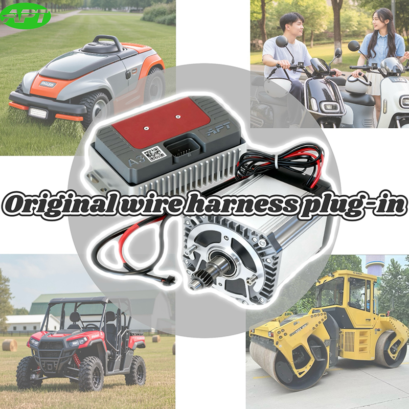 Skema pemasangan pengontrol dan motor